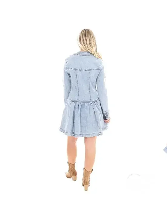 NWT Free People Roadhouse Mini Dress size XL - Picture 2 of 9